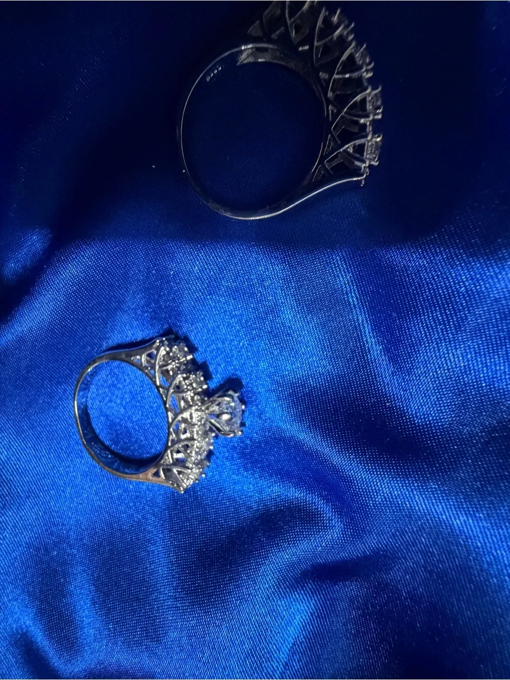 Moissanite Ring Set - Elegant Sparkle